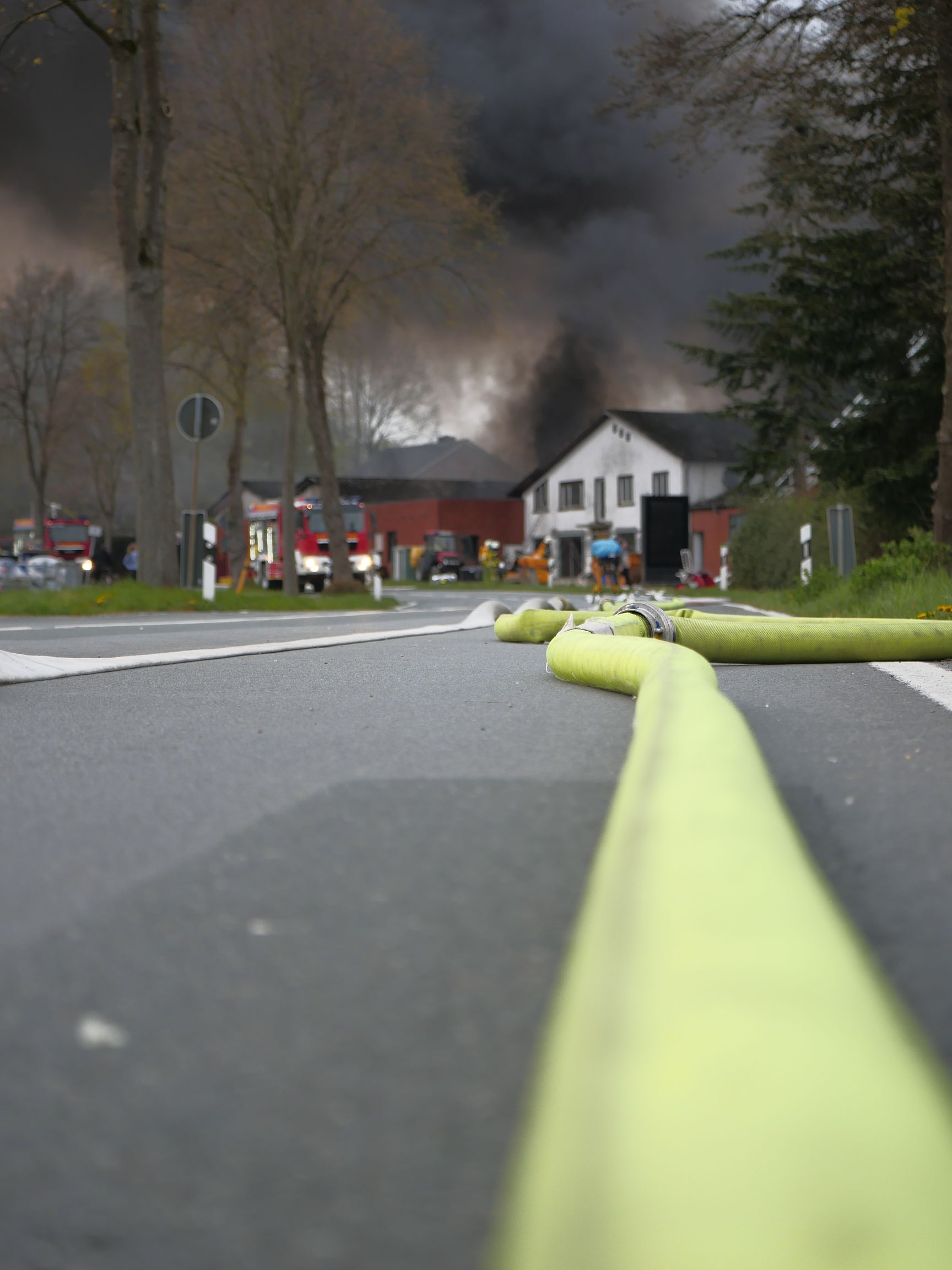 Brand Einer Werkstatt F R Landmaschinen An Der Lengericher Stra E