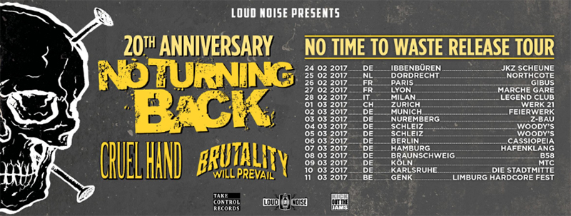 No Turning Back "20th Anniversary Tour 2017"